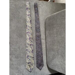 Vintage LIBERTY OF LONDON Men's Vintage Silk Necktie USA Designer PAISLEY‎